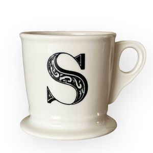 Anthropologie Initial “S” Coffee/Tea Mug-No chips or cracks